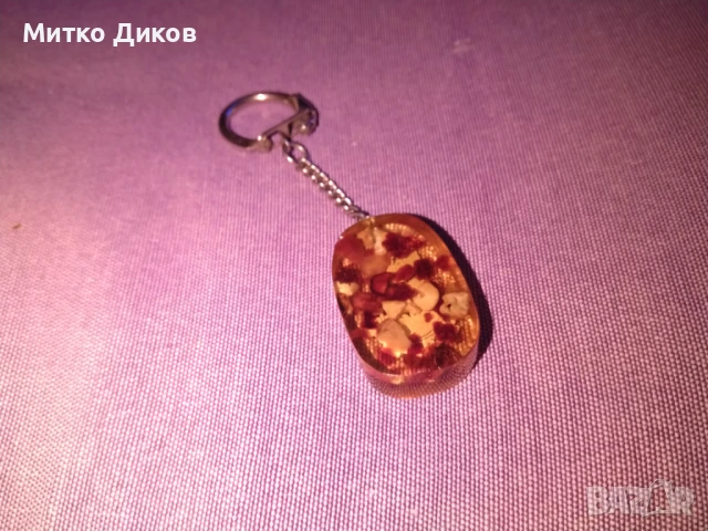 Ключодържател от първокласен балтийски кехлибар CSZR винтидж, снимка 4 - Колекции - 50999149