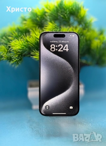 Apple iPhone 15 Pro, 256GB, 5G, Blue Titanium , снимка 1