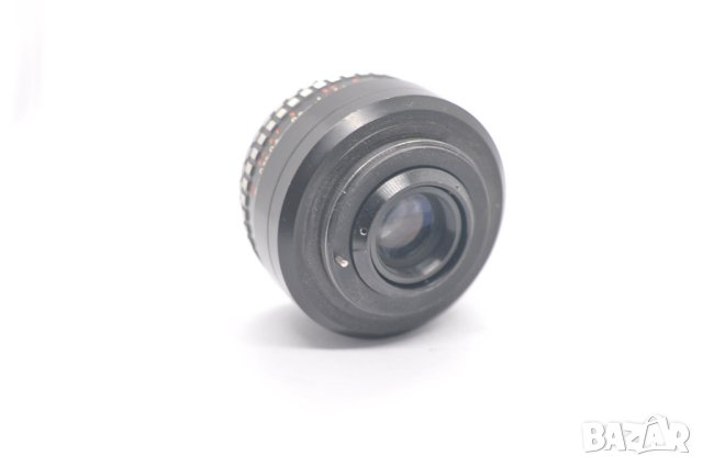 Обектив Mayer-Optik Gorlitz Domiplan 50mm f/2.8 на резба М42, снимка 5 - Обективи и филтри - 43169808