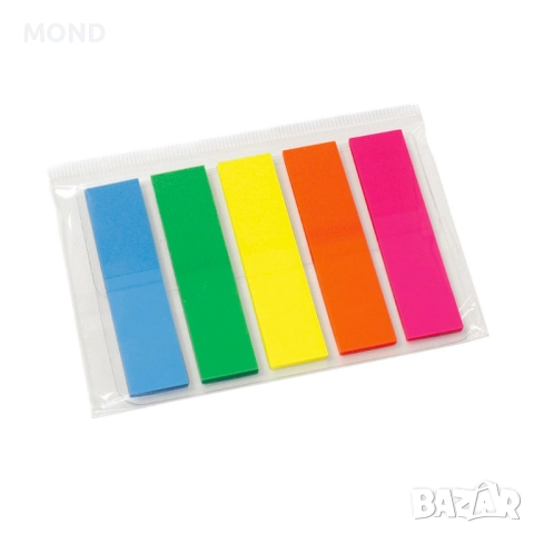 Самозалепващи индекси "Напомни ми" Mark It - 125 броя в едно /общо 375 бр./ 5 цвята, снимка 3 - Други - 52867870
