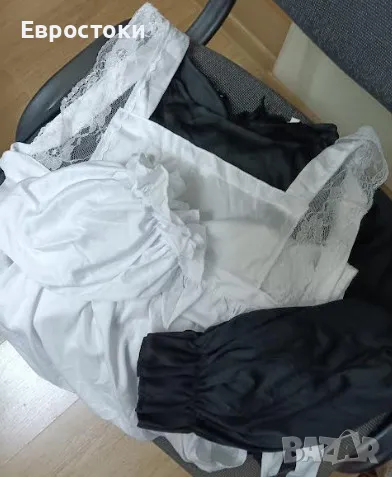 Детски викториански костюм Ficlwigkis за момичета на 12-14 години – карнавален костюм на прислужница, снимка 5 - Детски комплекти - 47793636