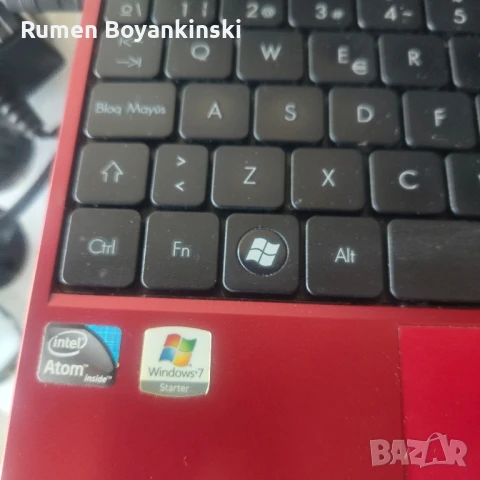 мини лаптоп Pacard Bell 10.1' windows 7, снимка 3 - Лаптопи за дома - 50995467