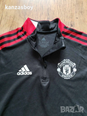 Adidas Manchester United Tiro Training Top - юношеска футболна блуза 164см., снимка 3 - Детски Блузи и туники - 53342272