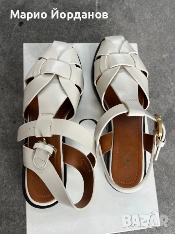 Сандали с каишки ZARA, снимка 3 - Сандали - 52214719