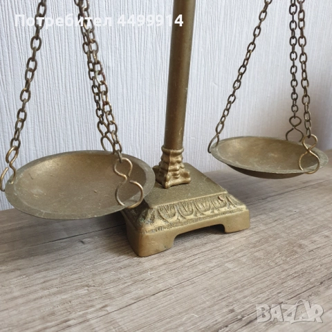 Винтидж бронзова везна, снимка 6 - Колекции - 51464530