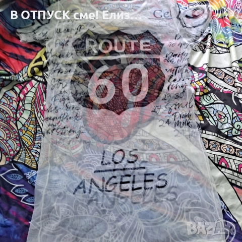 Прозрачна туника Rolling stones route 60, снимка 3 - Туники - 51444620