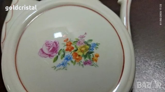 стар български порцелан каничка бърдуче за ракия , снимка 6 - Антикварни и старинни предмети - 48922818