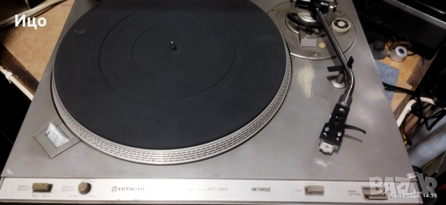 Hitachi model HT-354 грамофон., снимка 4 - Грамофони - 52468314