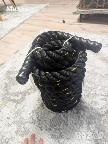Фитнес въжета, battle ropes, бойни въжета, кросфит, снимка 2 - Фитнес уреди - 53343271