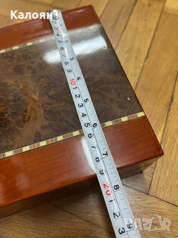 Дървена кутия за съхранение на пури, снимка 7 - Декорация за дома - 50529897