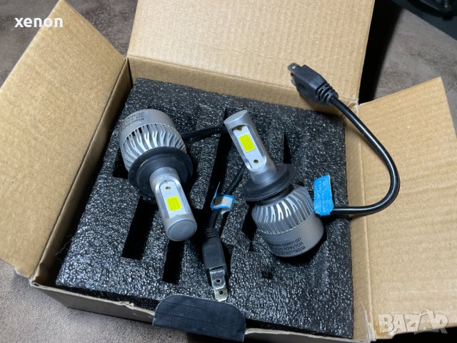 LED лампи H7 за ъпгрейд на автомобилни фарове кит 2 лампи
