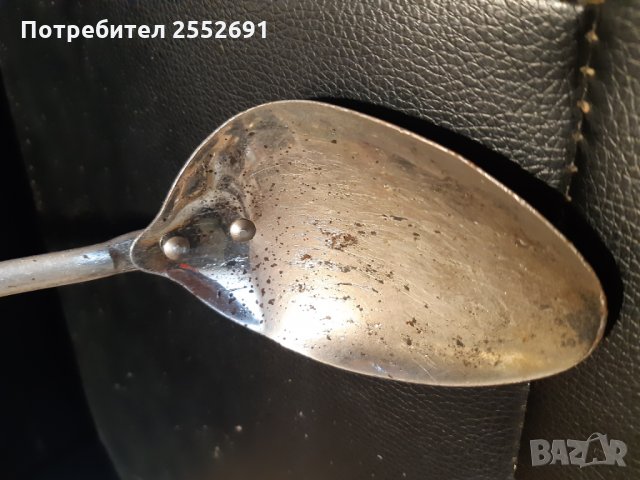 Лъжица, снимка 3 - Антикварни и старинни предмети - 27866716