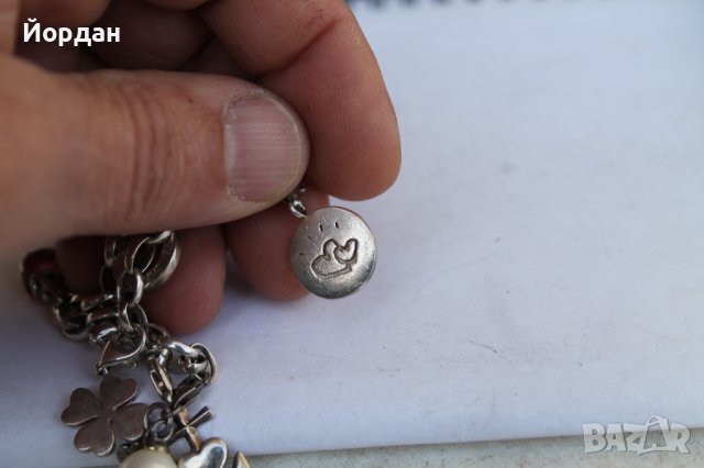 Стара сребърна дамска гривна''Tomas Sabo'', снимка 7 - Антикварни и старинни предмети - 38990301