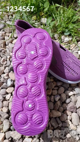 Дамски обувки 38 номер, лилави, снимка 2 - Дамски ежедневни обувки - 50392657