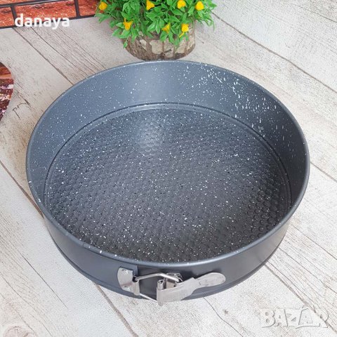 2999 Метална кръгла форма с падащо дъно BRIO, Ф26см, снимка 7 - Съдове за готвене - 37654374