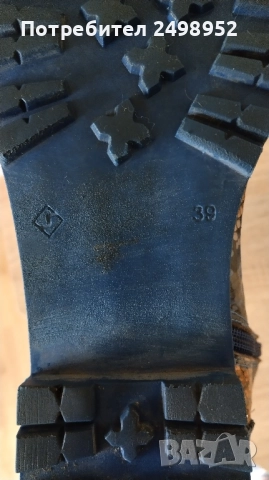 Дизайнерски боти от естествена кожа ,,Gabina", Размер 39, снимка 6 - Дамски боти - 51942670