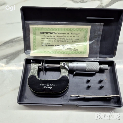 Микрометър зъбомер MITUTOYO , снимка 2 - Шублери - 53369196