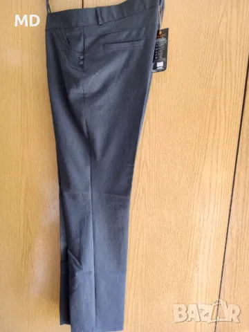 Дамски класически панталон в сиво