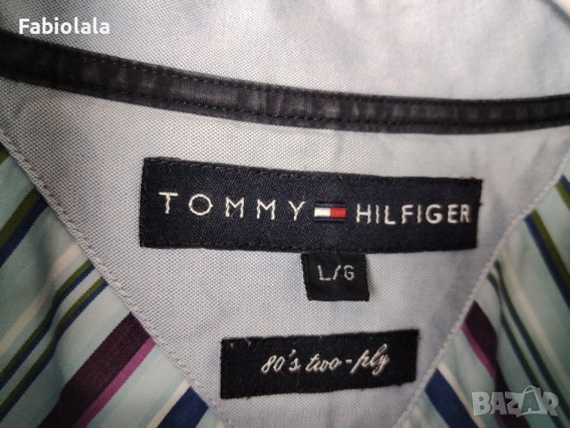 Tommy Hilfiger shirt L/G, снимка 3 - Ризи - 44087635
