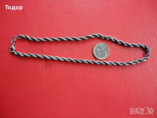 Сребърен синджир верижка верига 1