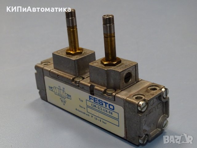 пневматичен разпределител Festo CJM-5/2-1/4-FH Solenoid Valve, снимка 3 - Резервни части за машини - 37514042