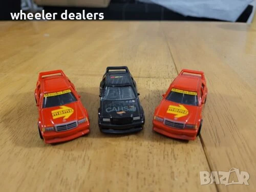 Метални колички Hot Wheels Mercedes-Benz 190e от Open Track и Euro Speed