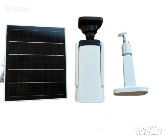 Камера с отделен соларен панел и датчик,4 диода,6MP,iCsee приложение, снимка 2 - Камери - 52843067