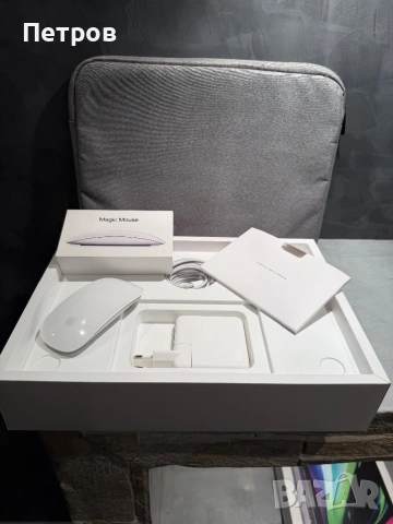 КАТО ЧИСТО НОВ Macbook Pro M1 13.3" + Magic Mouse + калъф, снимка 12 - Лаптопи за работа - 53516344