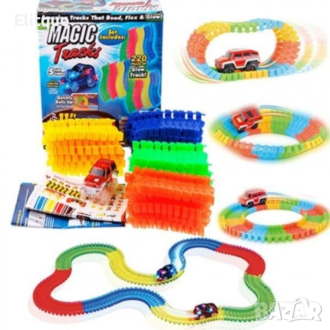 Magic Tracks – Детска светеща писта (220 части) 🚗, снимка 8 - Други - 53280037