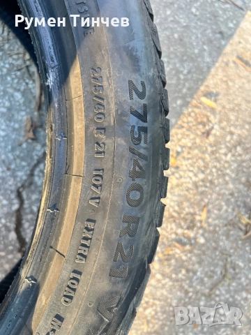 1бр зимна гума 275-40-21, снимка 4 - Гуми и джанти - 52230984