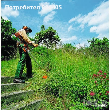 Косене, почистване на дворни места. Премахване на гъста растителност