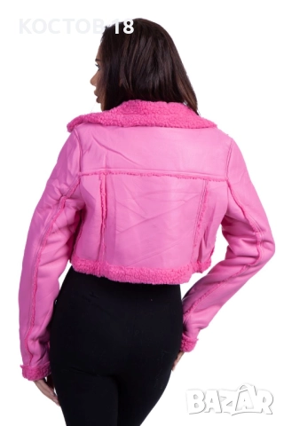 Зимно късо дамско яке 4261 , снимка 6 - Якета - 52500585
