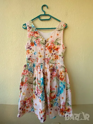 Рокля на цветя - С/М, снимка 3 - Рокли - 50437643