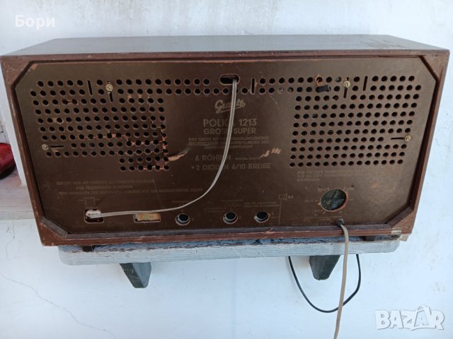 Graetz Polka 1213 /1963г Радио, снимка 9 - Радиокасетофони, транзистори - 43468466