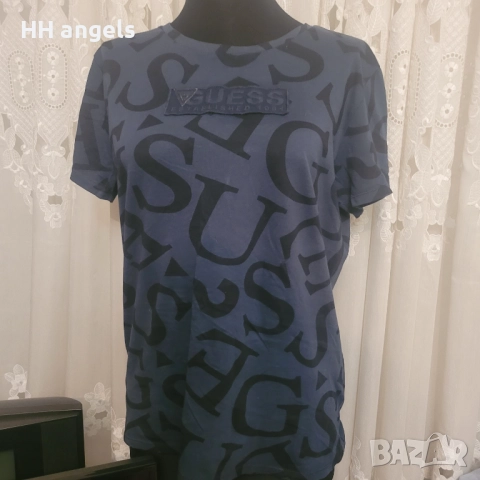 Guess тъмно синя тениска