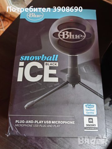 Микрофон Blue Snowball iCE - НОВ, снимка 6 - Други - 43184453