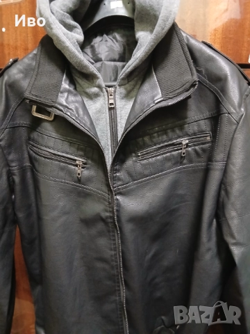Кожено яке , снимка 2 - Якета - 52522682