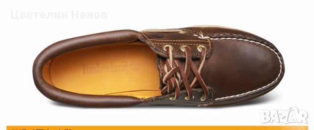 стилни мокасини Timberland 3-eye Classic Lug 51304, снимка 7 - Детски обувки - 27860787