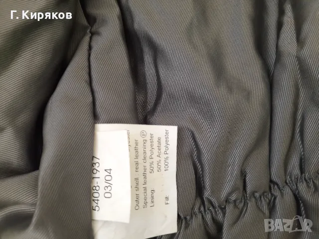оригинално мъжко яке от естествена кожа, снимка 11 - Якета - 48365863