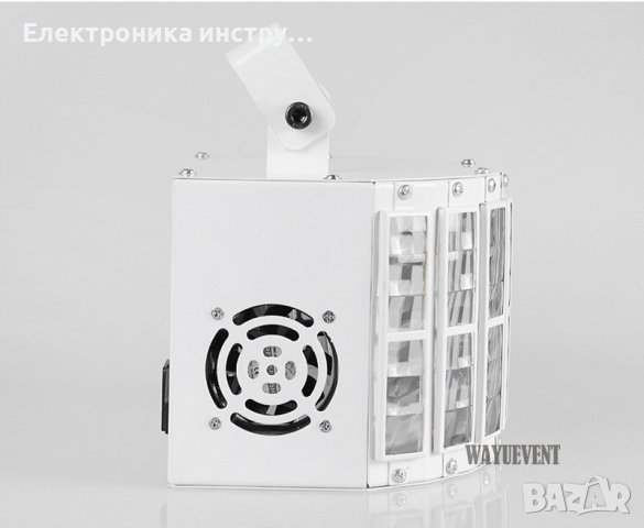 Мощна LED лазерна светкавица диско двойна пеперуда светлина, снимка 2 - Други - 43156632