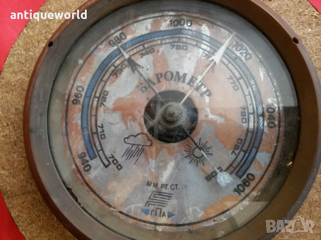 Голям Стар Руски Корабен БАРОМЕТЪР, снимка 3 - Антикварни и старинни предмети - 27293809