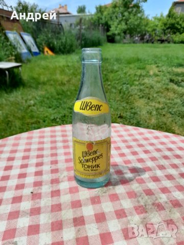 Стара бутилка SCHWEPPES,ШВЕПС ТОНИК #2
