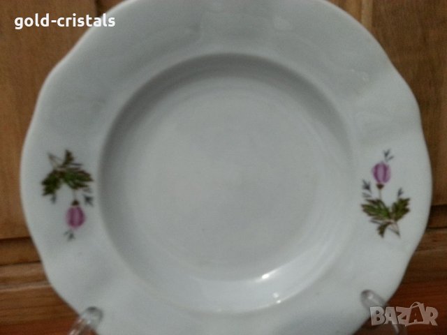 Стар български порцелан чинии, снимка 5 - Антикварни и старинни предмети - 33413917