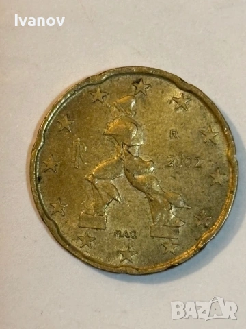 Монета 20 cents  2002 г, снимка 2 - Други услуги - 53205045