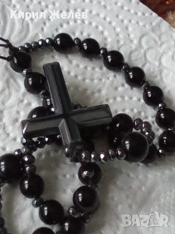 Броеница черна 52347, снимка 10 - Антикварни и старинни предмети - 52582024