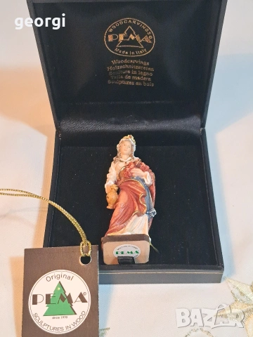 италианска мини скулптура дърворезба Pema , снимка 3 - Декорация за дома - 53010532