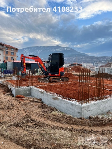 Услуги с малък багер и бобкат , снимка 2 - Транспорт под наем - 53501628
