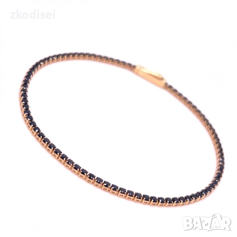 Златна дамска гривна 2,88гр. 19,5см. 14кр. проба:585 модел:34786-1, снимка 2 - Гривни - 52738908