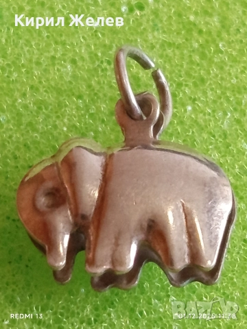 Късметлийска сребърна висулка с формата на СЛОНЧЕ красива майсторска изработка 48061, снимка 6 - Колиета, медальони, синджири - 52605686