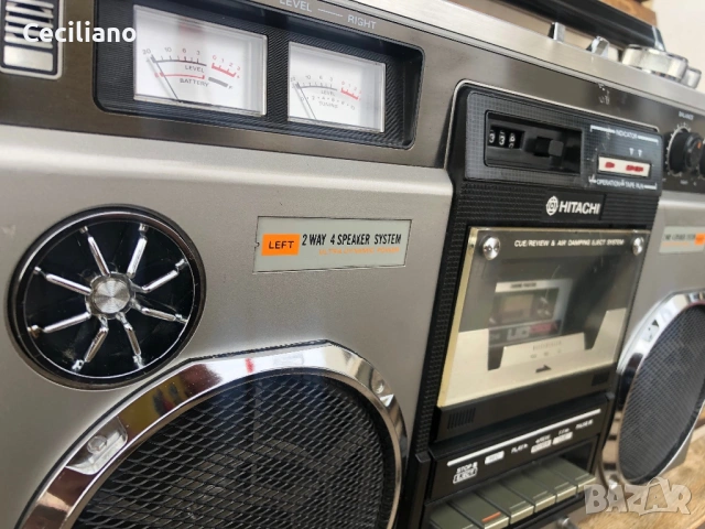 Радиокасетофон HITACHI TRK-8155E, снимка 7 - Радиокасетофони, транзистори - 53447114